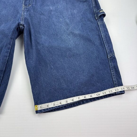 Rocawear Denim Carpenter Shorts Men’s 42 Blue Baggy Hip Hop Y2K Streetwear - Picture 12 of 15